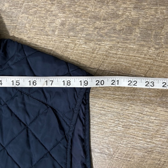 Polo Ralph Lauren Vest Men's XXL Navy Quilted Puffer Utility Corduroy Collar - Picture 7 of 7